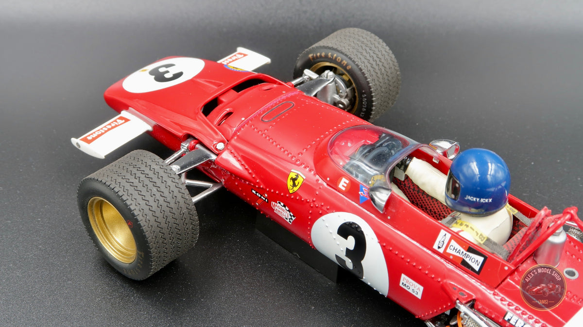 Exoto GPC97063 Ferrari 312B 1970, Jacky Ickx #3, Mexican GP winner, Ickx's third win of 1970, 1:18 scale replica