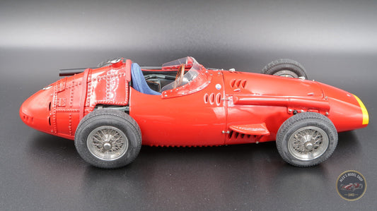 CMC M-051 Maserati 250F 1957 side profile, 1:18 scale diecast model