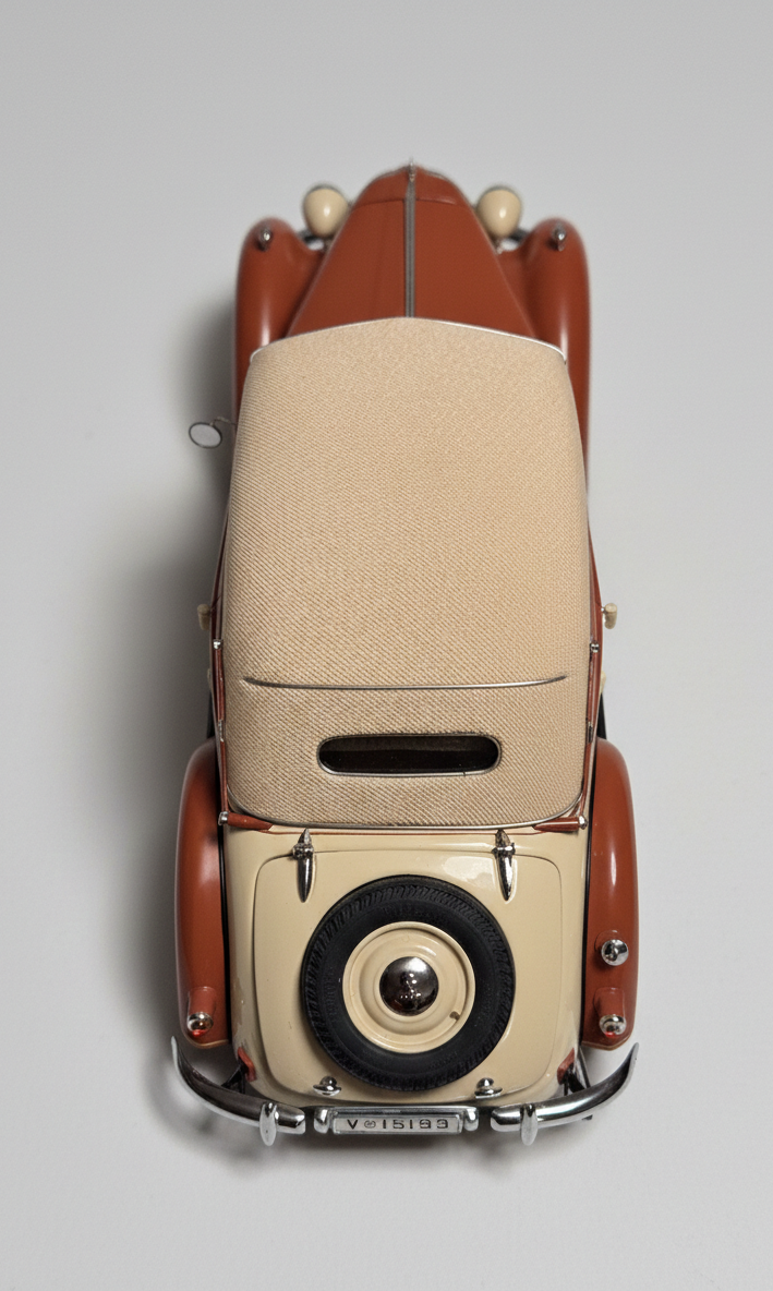 CMC M-032 — Audi 920 Cabriolet 1938-1940, top view, 1:18 scale diecast model