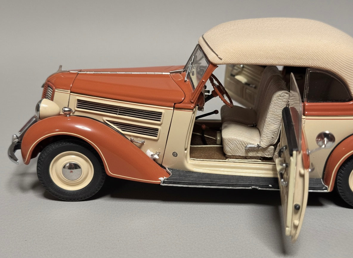 CMC M-032 — Audi 920 Cabriolet 1938-1940, detail view, 1:18 scale diecast model