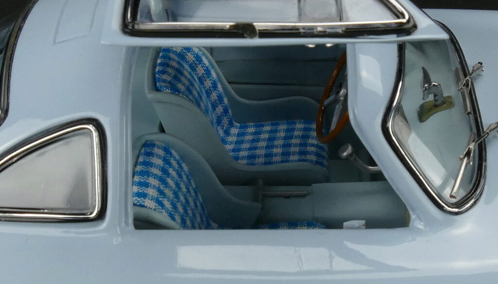 CMC M-159 — Mercedes-Benz 300 SL (W194) 1952, Hermann Lang #20, GP of Bern, cockpit and dashboard detail, 1:18 scale diecast model