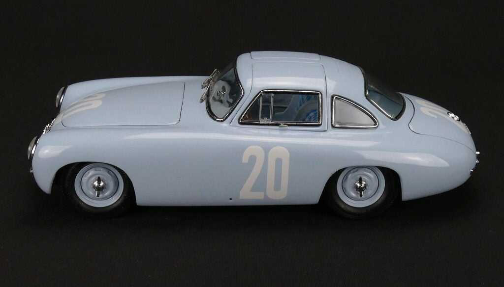 CMC M-159 — Mercedes-Benz 300 SL (W194) 1952, Hermann Lang #20, GP of Bern, right side profile, 1:18 scale diecast model