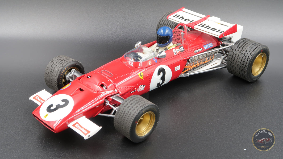 Exoto GPC97063 Ferrari 312B 1970, Jacky Ickx #3, Mexican GP winner, 1:18 scale diecast model