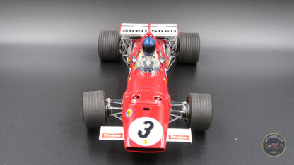 Exoto GPC97063 Ferrari 312B 1970, Jacky Ickx #3, Mexican GP winner, hand-assembled from over 150 parts