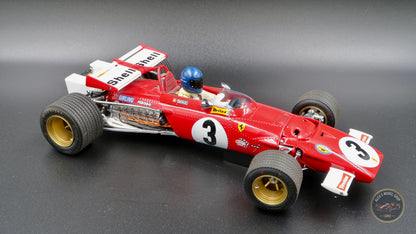 Exoto GPC97063 Ferrari 312B 1970, Jacky Ickx #3, Mexican GP winner, retired Grand Prix Classics edition