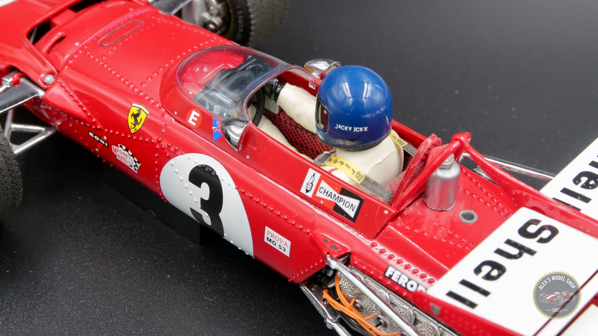 Exoto GPC97063 Ferrari 312B 1970, Jacky Ickx #3, Mexican GP winner, pre-owned Exoto 1:18 from AMS Switzerland