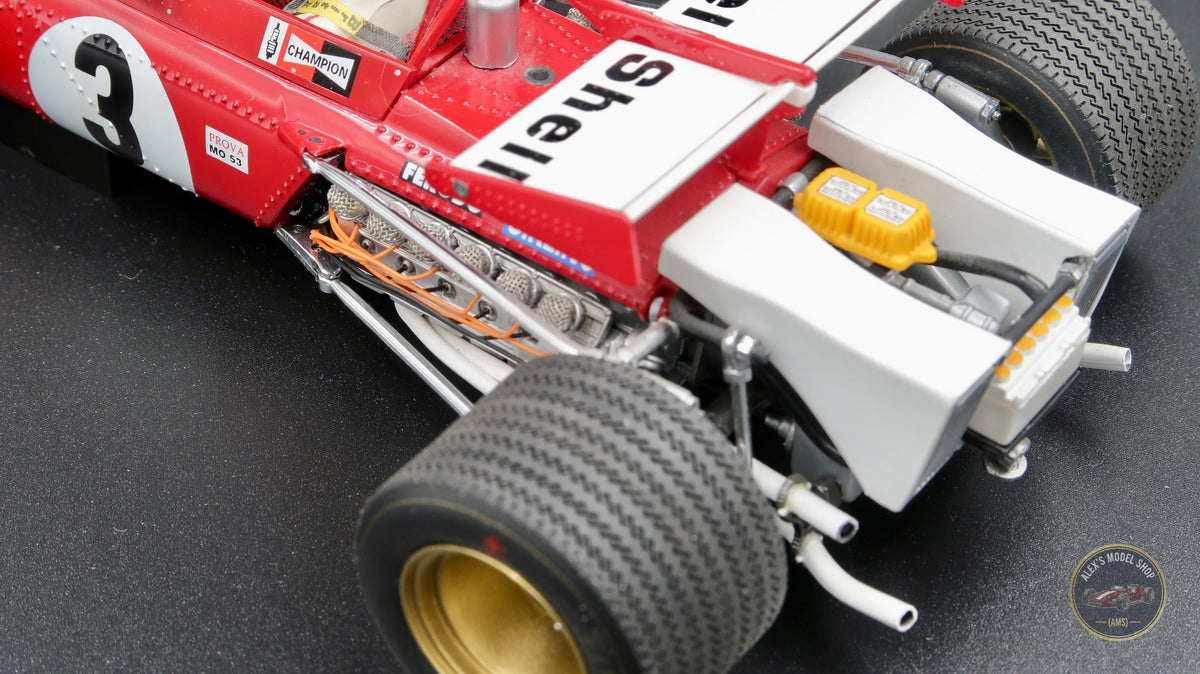 Exoto GPC97063 Ferrari 312B 1970, Jacky Ickx #3, Mexican GP winner, chassis 312B/001 as raced by Ickx, 1:18 model