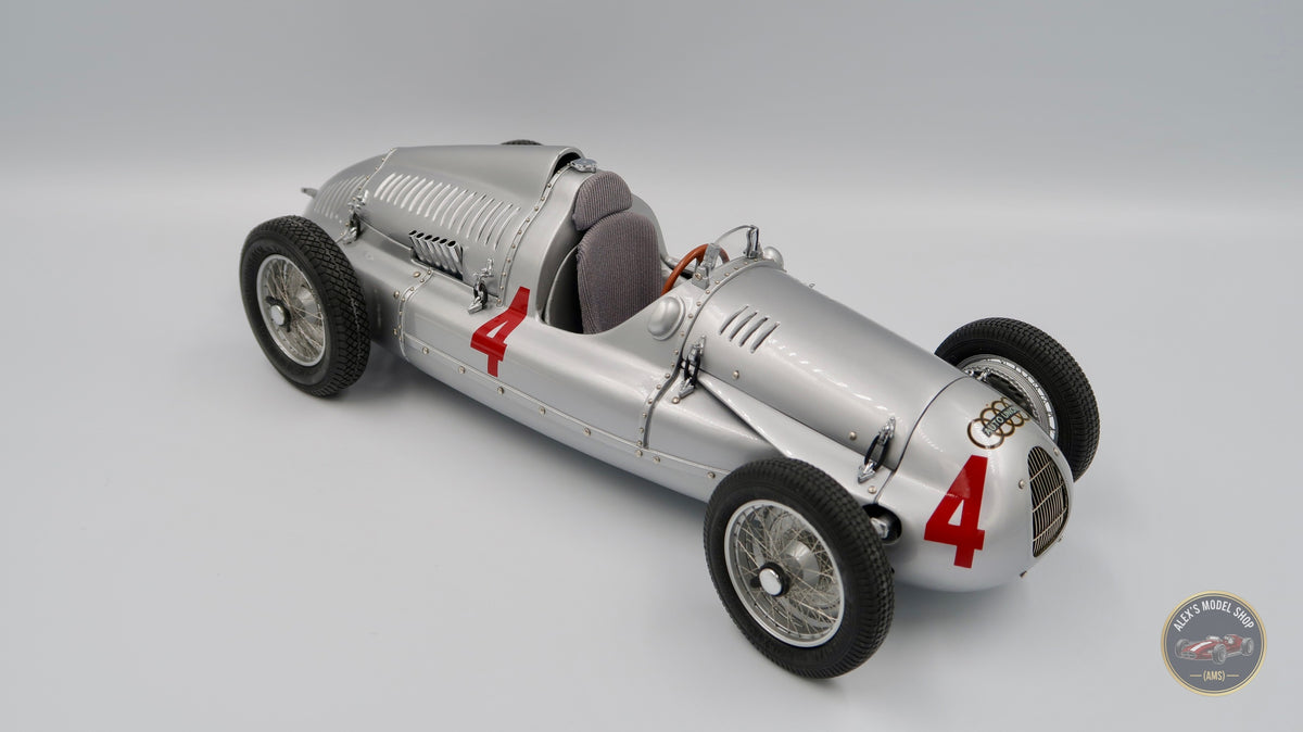 CMC M-043 Auto Union Typ D 1938 Tazio Nuvolari #4, Modellauto im Massstab 1:18