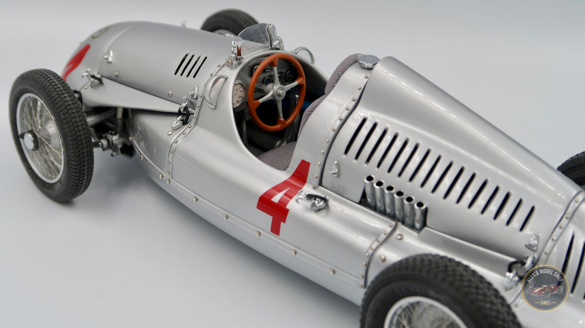 Tazio Nuvolari Auto Union Typ D #4, CMC Sammlermodell in limitierter Auflage