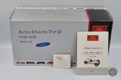 CMC M-043 Auto Union Typ D Nuvolari, Modellauto 1:18 von AMS Schweiz