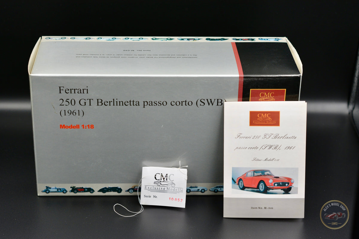 CMC M-046 Ferrari 250 GT Berlinetta SWB 1961, Modellauto 1:18 von AMS Schweiz